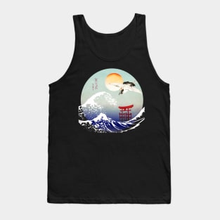 The Great Wave Japanese Crane Tank Top